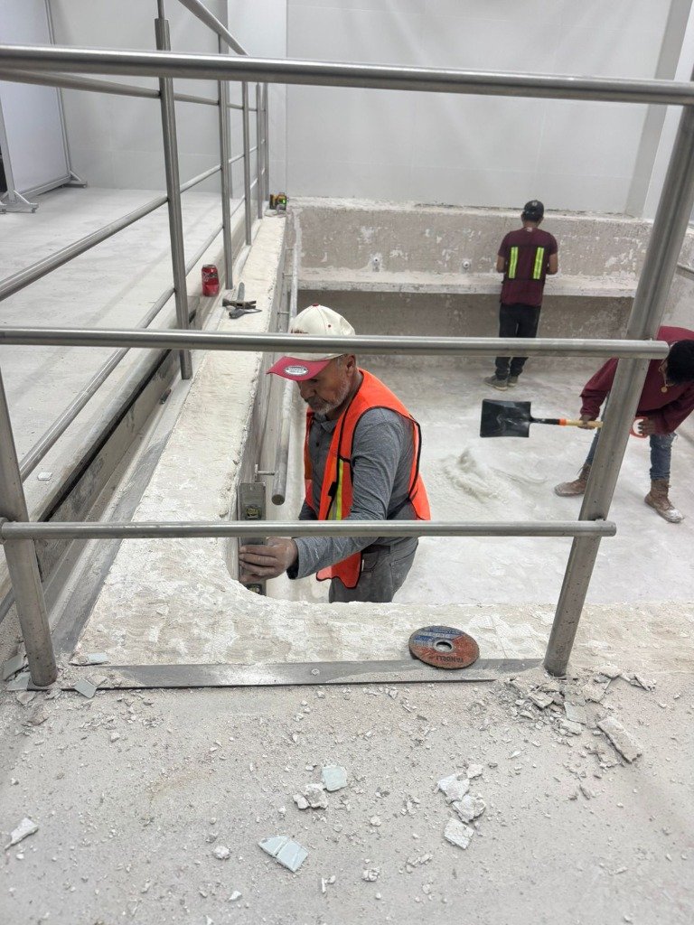 Antes Alberca para Rehabilitación